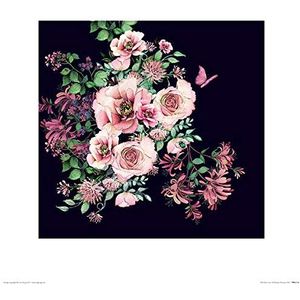 The Art Group"" Summer Thornton (Pink Roses Luxe) kunstdruk, papier, meerkleurig, 40 x 40 x 1,3 cm