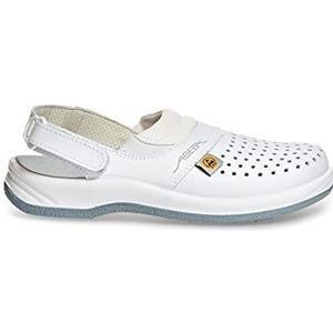 Abeba 38600-42 Arrow ESD-klompschoenen, maat 42, wit