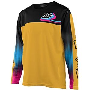 Troy Lee Designs, MTB shirt jongens, geel, S