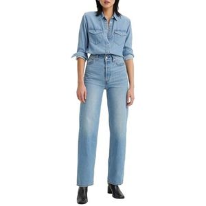 Levi's Ribcage Straight Ankle Jeans dames, IN THE MIDDLE, 30