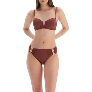 Dagi Dames Strapless Bikini Top, bruin, 42