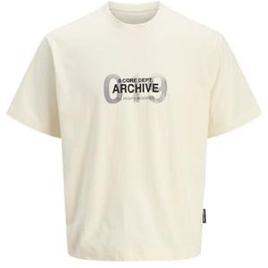 Jack & Jones Jcodynamic Bold Tee Ss Crew Neck, Sweet Corn, S