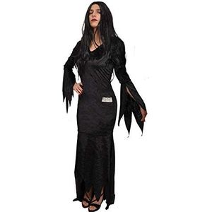 Ciao Morticia Addams kostuum vermomming meisje vrouw volwassen officiële Addams Family (One size)