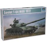 Trumpeter 01578 modelbouwset Sovet T-64 MOD 1972