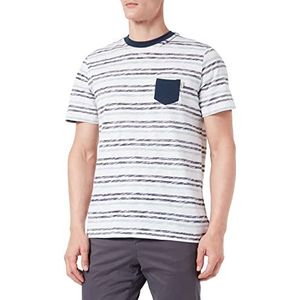 Mexx Printed Stripe T-shirt Navy