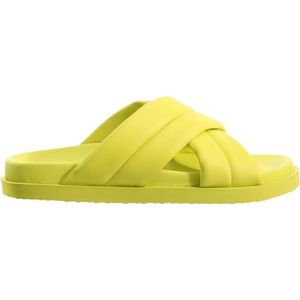 HÖGL Tessa Slippers voor dames, limoen, 35 EU, lime, 35 EU