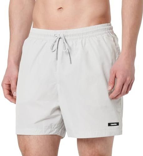 Calvin Klein - Swimwear - Zwemshorts - Lichtgrijs / Zwart