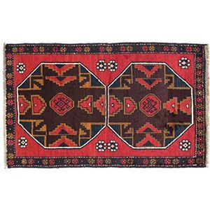 Eden Carpets kezil Vloerkleed Handgeknoopt Bangle, katoen, meerkleurig, 90 x 147 cm