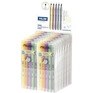 Displaybox met 14 etuis met 5 viltstiften SWAY fineliner pastelkleuren