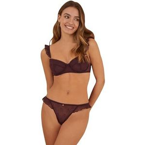 women'secret Underwired BH, dames, wijnrood, 85 B, wijnrood, 85B