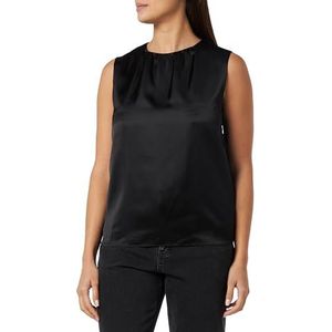 DreiMaster Klassik Dames blouse met korte mouwen casnagie 31324892, zwart, S, lichtbeige, S