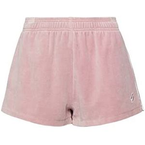 Superdry Code SL Velour Short W7110360A Everglow Pink 10 dames, Everglow Pink, 36