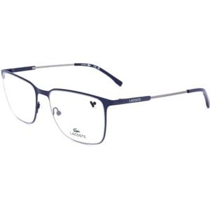 Lacoste L2287 bril, mat blauw, 55/18/145 voor heren, Mat Blauw