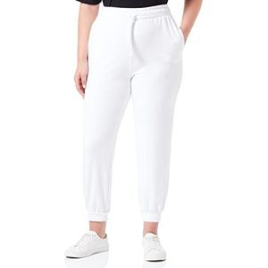 HUGO Smooth_Pants vrijetijdsbroek voor dames, White100, XL