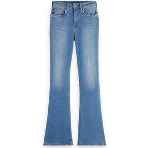 Scotch & Soda Dames The Charm Jeans, Blue Scene, 24W / 30L