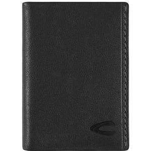 camel active Heren Atlanta reisaccessoire-portemonnee, zwart, zwart, Small