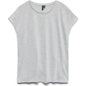 Vero Moda - Vmsarah Ava Ss Top - T-shirt - Lichtgrijs