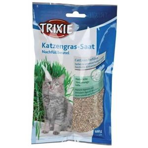 Trixie Katzengras Nachfüllbeutel, 1er Pack (1 x 100 grams)