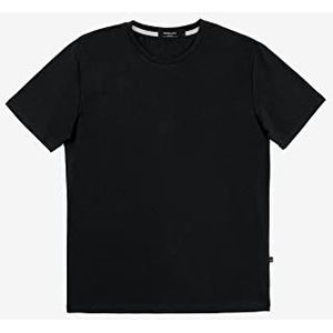 GIANNI LUPO Heren T-shirt van katoen GL1078F-S24, Zwart, XS