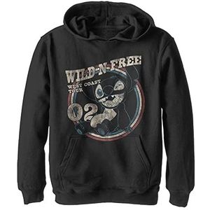 Disney Lilo & Stitch - Americana Circle YTH Hoodie Jet black 5/6