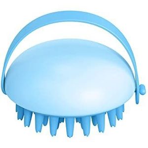 ALEXOUN Massageapparaat, draagbaar hoofdhuidmassageapparaat, hoofdhuid, massageborstel, voor massage van het hele lichaam, haargroei en stressontspanning, blauw