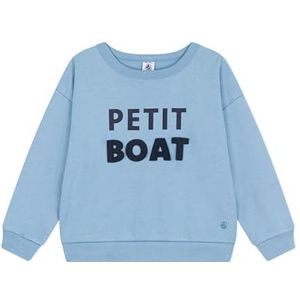 Petit Bateau AVORIA3A Sweatshirt voor jongens, Azur, 10 Jaar