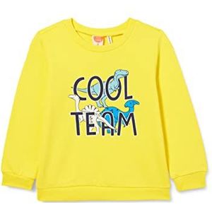 Koton Baby-jongens dinosaurus bedrukt lange mouwen ronde hals sweatshirt, geel (151), 6-9 Maanden