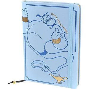 Disney Aladdin (Write Wishes Here) A5 Premium Notebook, Blauw/Zwart/Wit