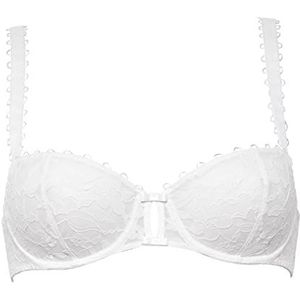Maison Lejaby - Miss Top damesbeha van kant, Wit., S