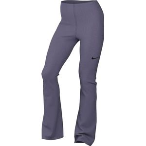 Nike Leggings Dames Sportswear Chll KNT Mrib Mr FLR, Daybreak/Black, FQ2113-509, M