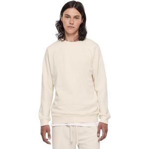 Urban Classics Heren Sweatshirt Basic Terry Crew whitesand XL, witzand., XL