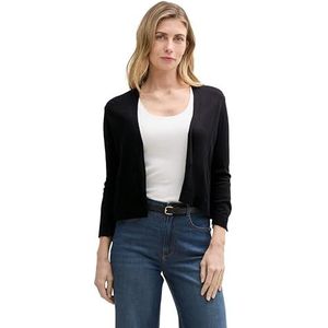 TOM TAILOR - Cardigan - Gebreid Vest - Deep Black