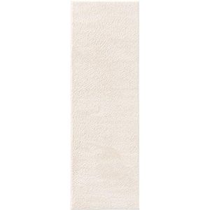 benuta ESSENTIALS Tapijt, polyester, wit, 80 x 240 cm