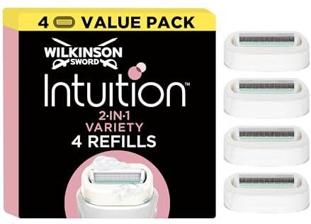 Wilkinson Sword Intuition 2-in-1 Variety - Navulmesjes - 4 stuks