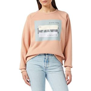 G-STAR RAW Raw Sweatshirt voor dames, roze (uscany A971-c963), XL