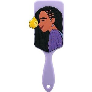 Disney WISH - Ontwarrende borstel van siliconen, groot formaat, officieel product Disney