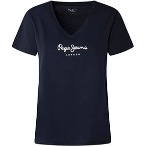 Pepe Jeans Dames Wendy T-shirt met V-hals Dulwich, XS, Dulwich, XS
