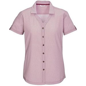 killtec dames Functionele blouse met korte mouwen KOS 46 WMN WVN SHRT, beaujolais, 38, 42842-000