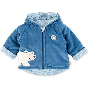 Sigikid Baby-jongens Classic capuchon van biologisch katoen Nickjas, blauw, normaal