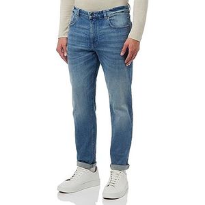 camel active FleXXXactive® 5-pocket jeans voor heren, tapered fit, blauw, 34W / 30L