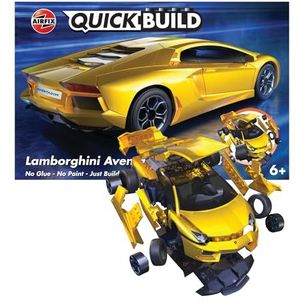 QUICKBUILD Lamborghini Aventador modelbouwset, geel