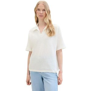 TOM TAILOR Sweatshirt voor dames, 10315 - Whisper White, XXL