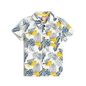 Koton Babyboy Shirt Graphic Tiger Printed Short Sleeve Pocket Detail Katoen, meerkleurig (mix), 9-12 Maanden