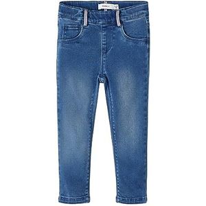 NAME IT meisjes legging, blauw (medium blue denim), 104