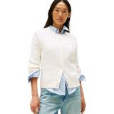 TOMMY HILFIGER - Gebreid Vest - Natuurwit