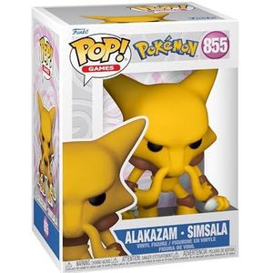 Funko POP! Games: Pokemon Alakazam Vinylfiguur om te verzamelen - Cadeau-idee - Officiële Merchandise - Speelgoed voor kinderen en volwassenen - Fans van videogames - Modelfiguur voor verzamelaars en