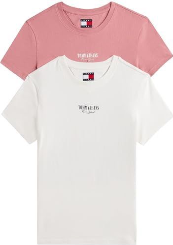 Tommy Jeans - Tjw 2pack Essential Logo 2 Tee - T-shirt - Katoen