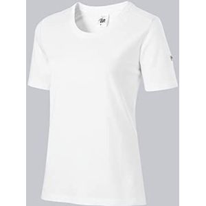 BP 1715-234-21 Essentials dames T-shirt, katoen en elastaan, wit, maat M
