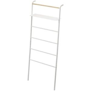 Ladder hanger breed met rek - toren - wit