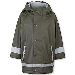 Sterntaler Uniseks regenjas voor kinderen, ongevoerd, regenjas, donkergroen, 98 cm